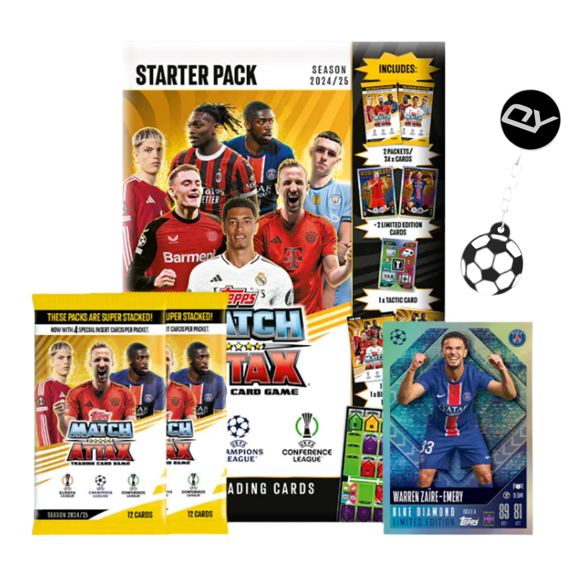 2024/25 Topps Match Attax UEFA Champions League Cards - Starter Pack