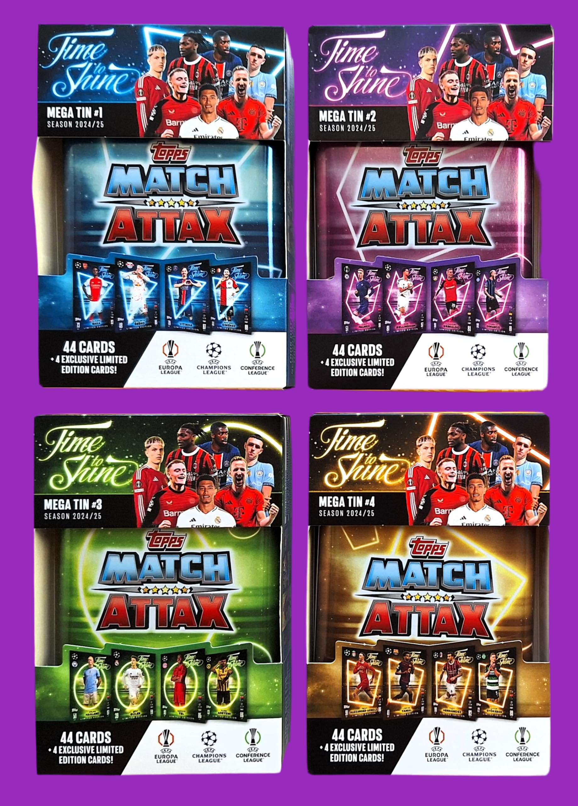 Tops Match Attax 24/25 ‘Time to Shine’ Mega Tins