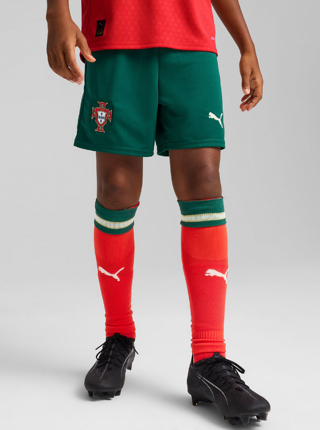 Puma Portugal Home Green Junior 2025 Shorts