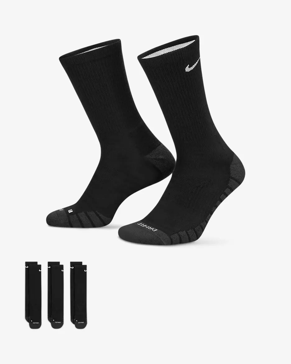 Nike Everyday Max Cushioned
Training Crew Socks (3 Pairs)