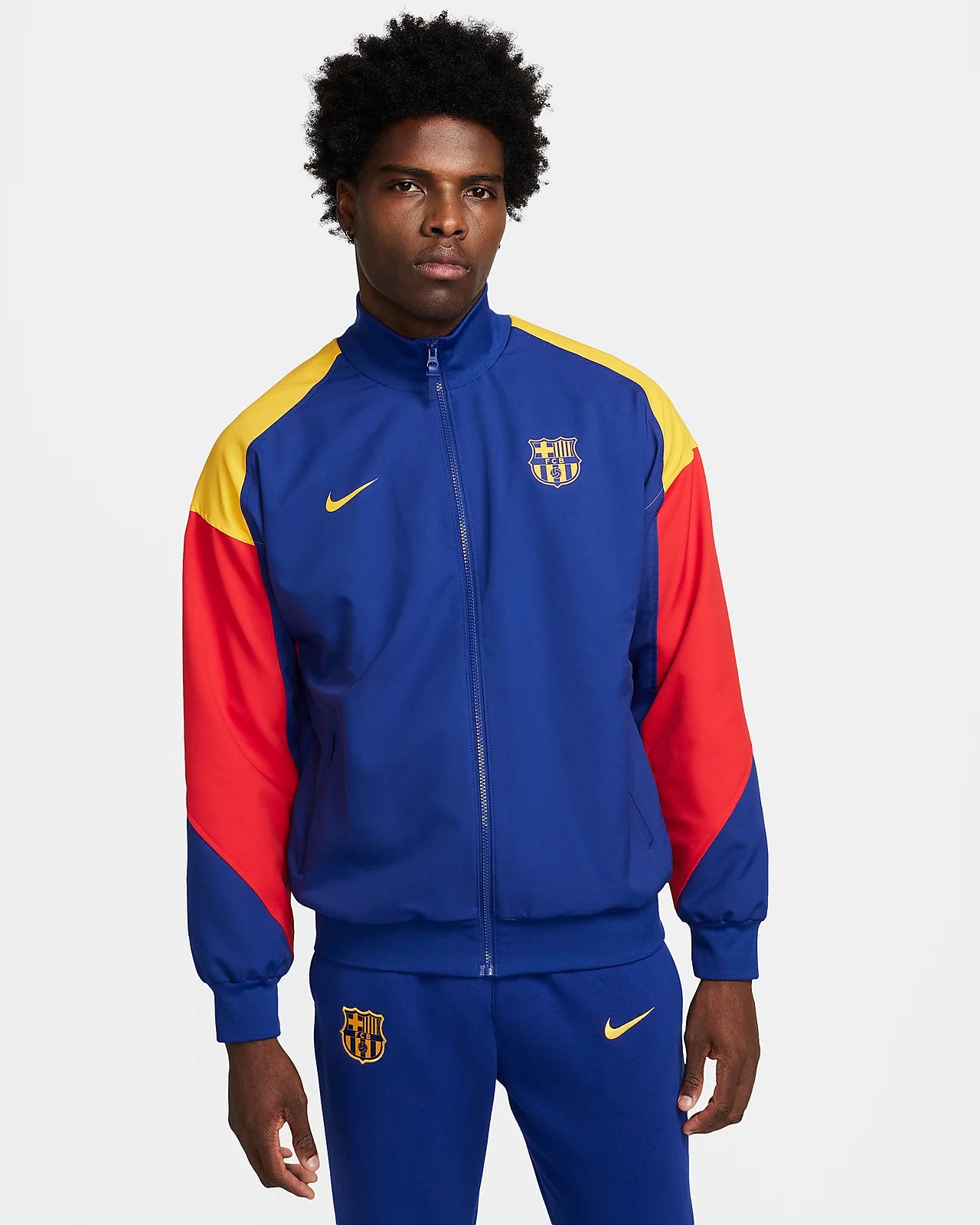 Nike FC Barcelona Strike Dri-Fit Football Tracksuit Jacket – City