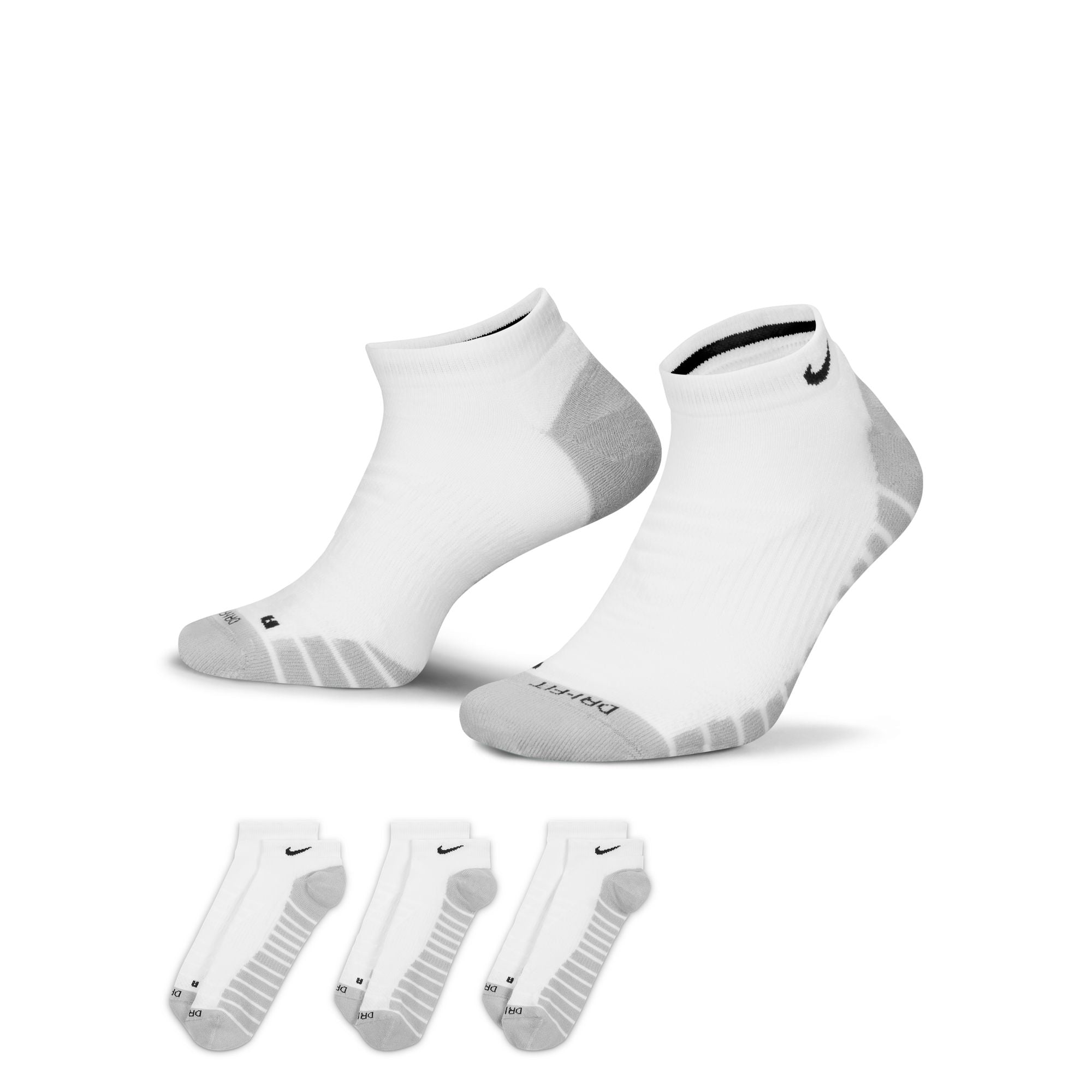 Nike Everyday Max Cushioned
Training Crew Socks (3 Pairs) (No-Show)