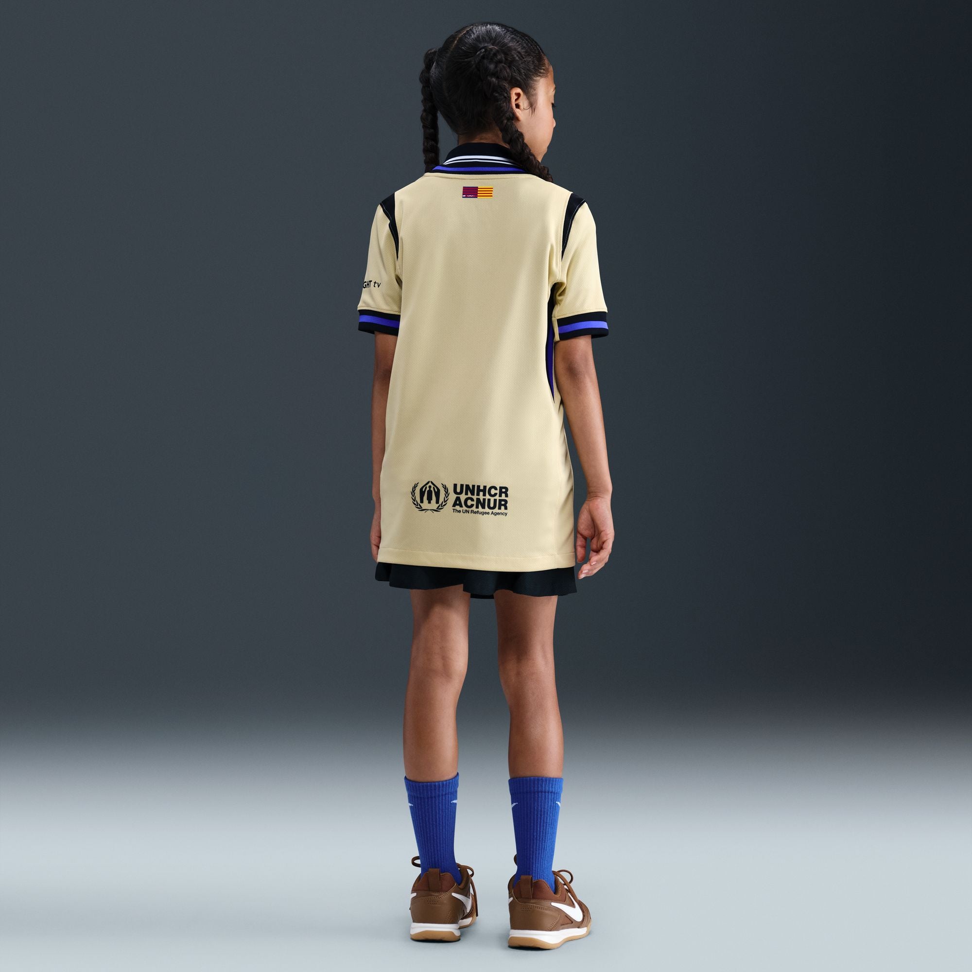 Lamine Yamal FC Barcelona 25/26 Stadium Away Jersey for Kids