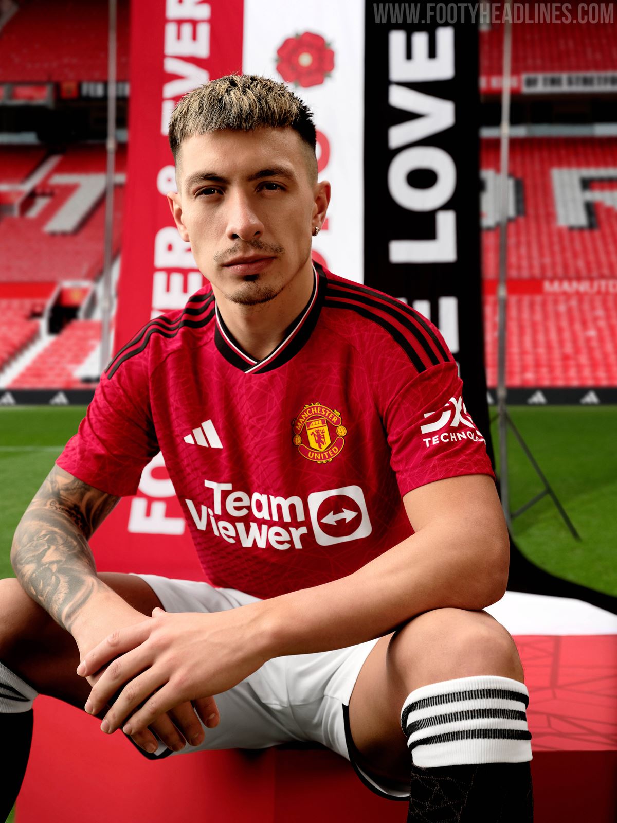 Adidas Manchester United Stadium Home Jersey 2023/24