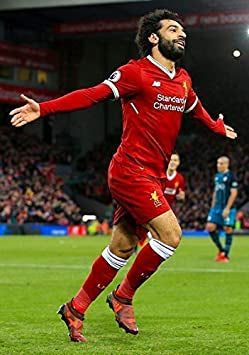 Mo Salah Liverpool FC Team Poster