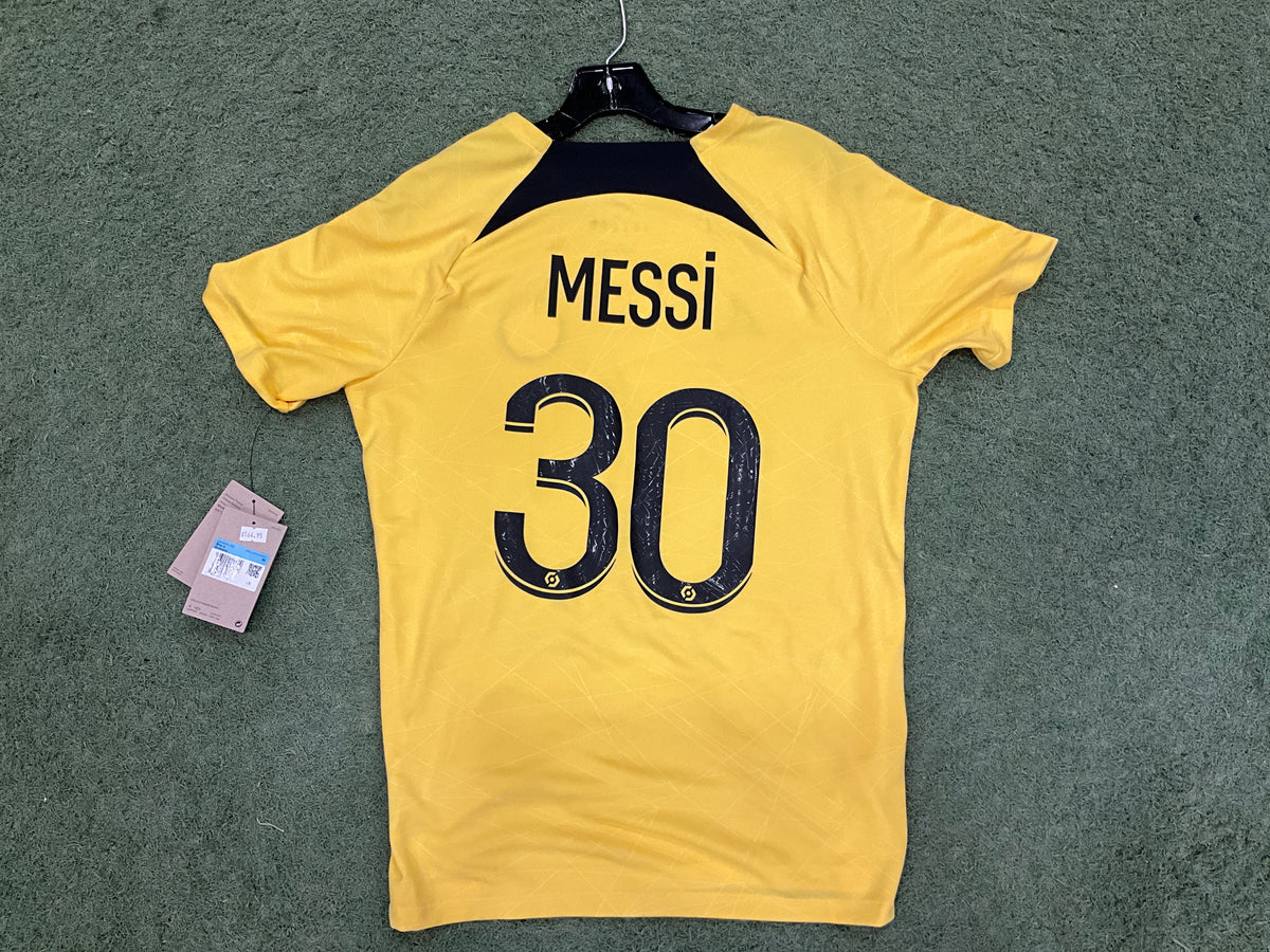 (MESSI  # 30)PSG Jordan 4th Lifestyle Pre-Match Jersey