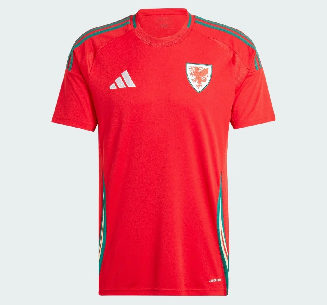 Adidas Wales Euro 24 Home Jersey