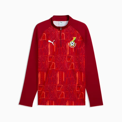 Ghana GFA Warm Up 1/4 Zip Top