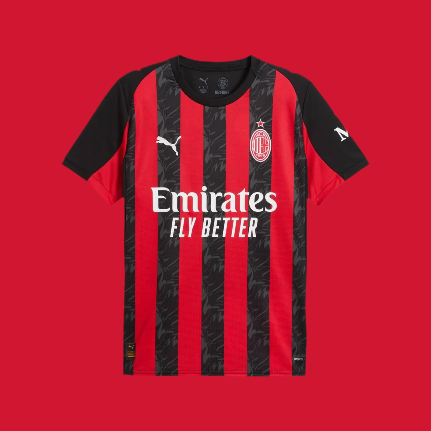 Milan 25/26 Player Authentic Home Jersey