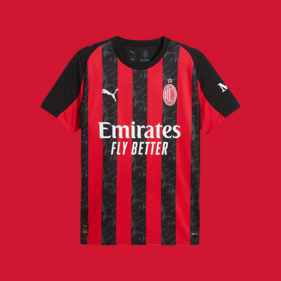 Milan 25/26 Player Authentic Home Jersey