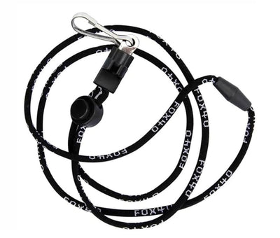 Fox 40 Pearl Pealess Whistle with Lanyard - Black
