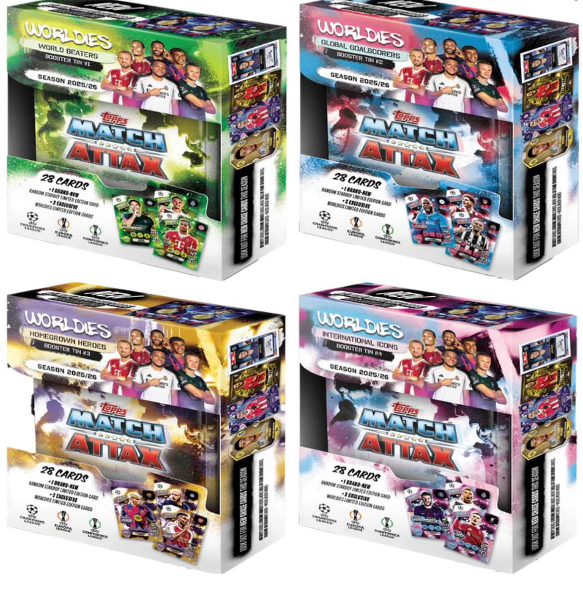 Tops Match Attax 25/26 ‘Worldies’ Booster Tins