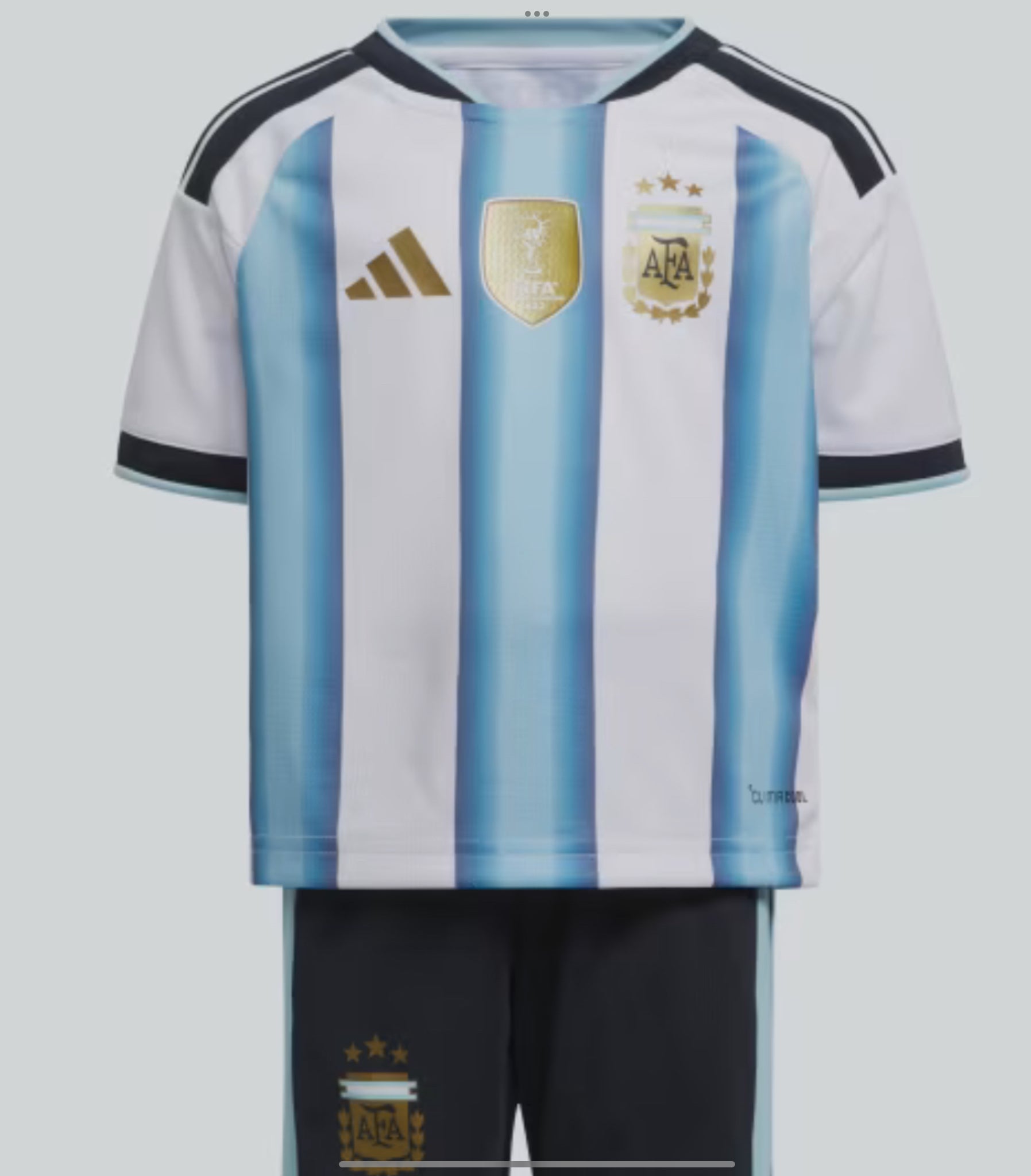Argentina Home Toddlers Mini Jersey Set 2026