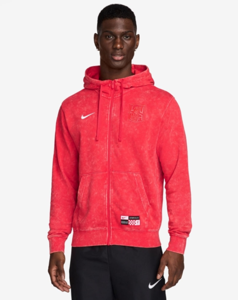 Liverpool FC 24/25 Third Red Full Zipped Club Hoodie