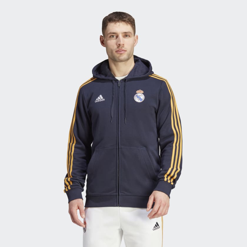 Adidas Real Madrid Full DNA Zip-Up Hoodie