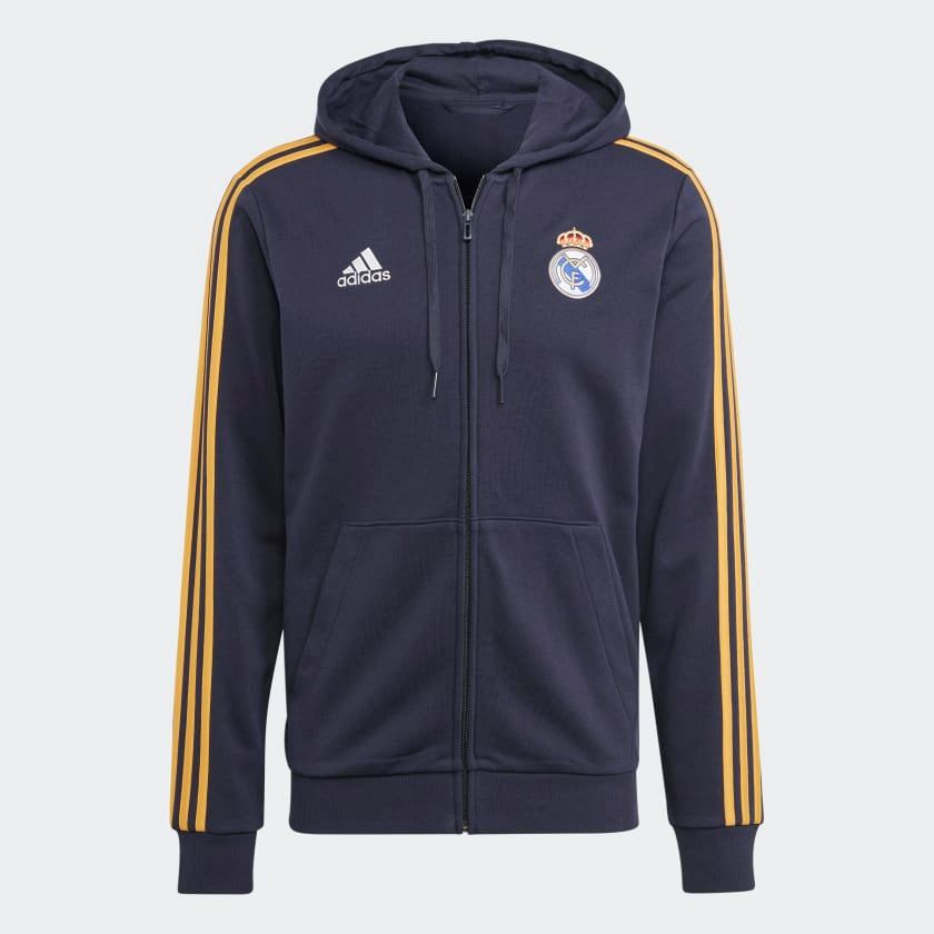 Adidas Real Madrid Full DNA Zip-Up Hoodie