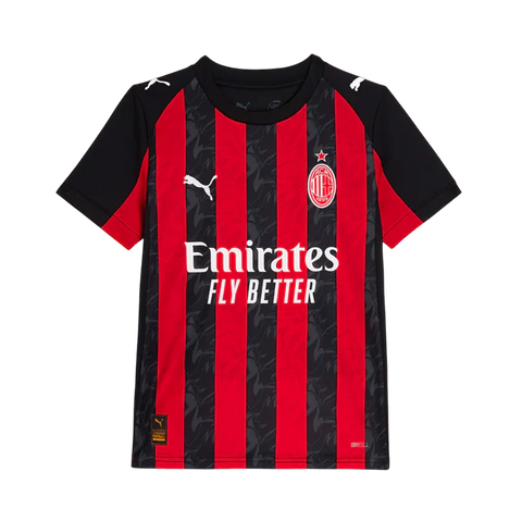 AC Milan 25/26 Stadium Home Jersey for Kids