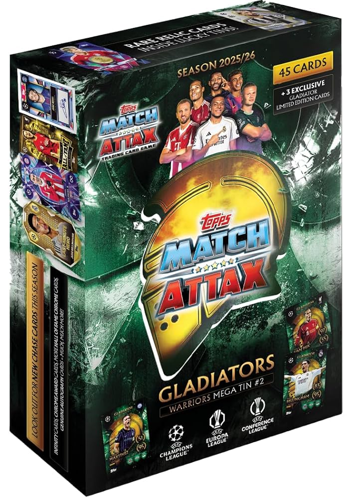 Tops Match Attax UEFA Champions League 25/26 ‘Gladiators’ Mega Tin