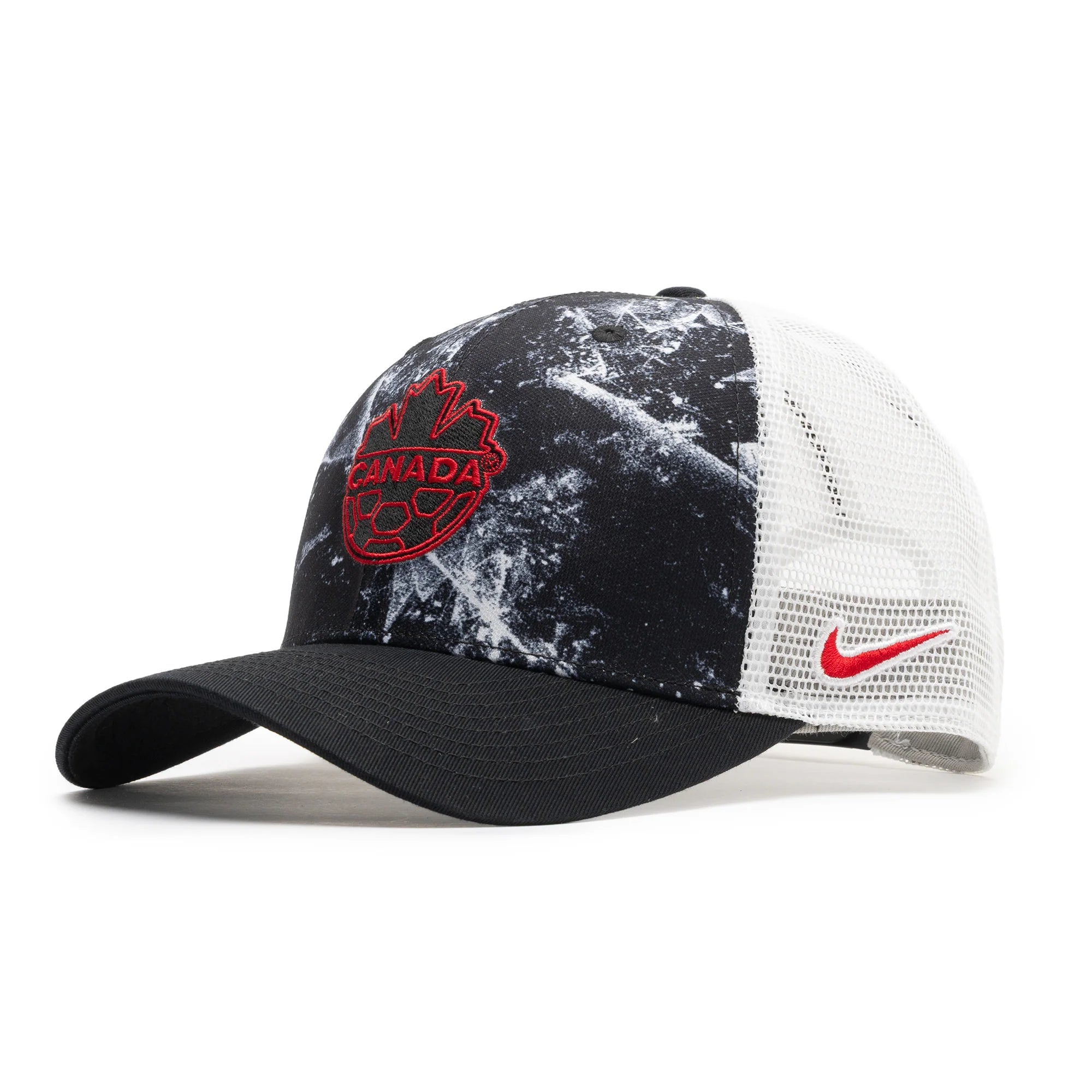 Nike Canada Printed Rise Trucker Black Cap