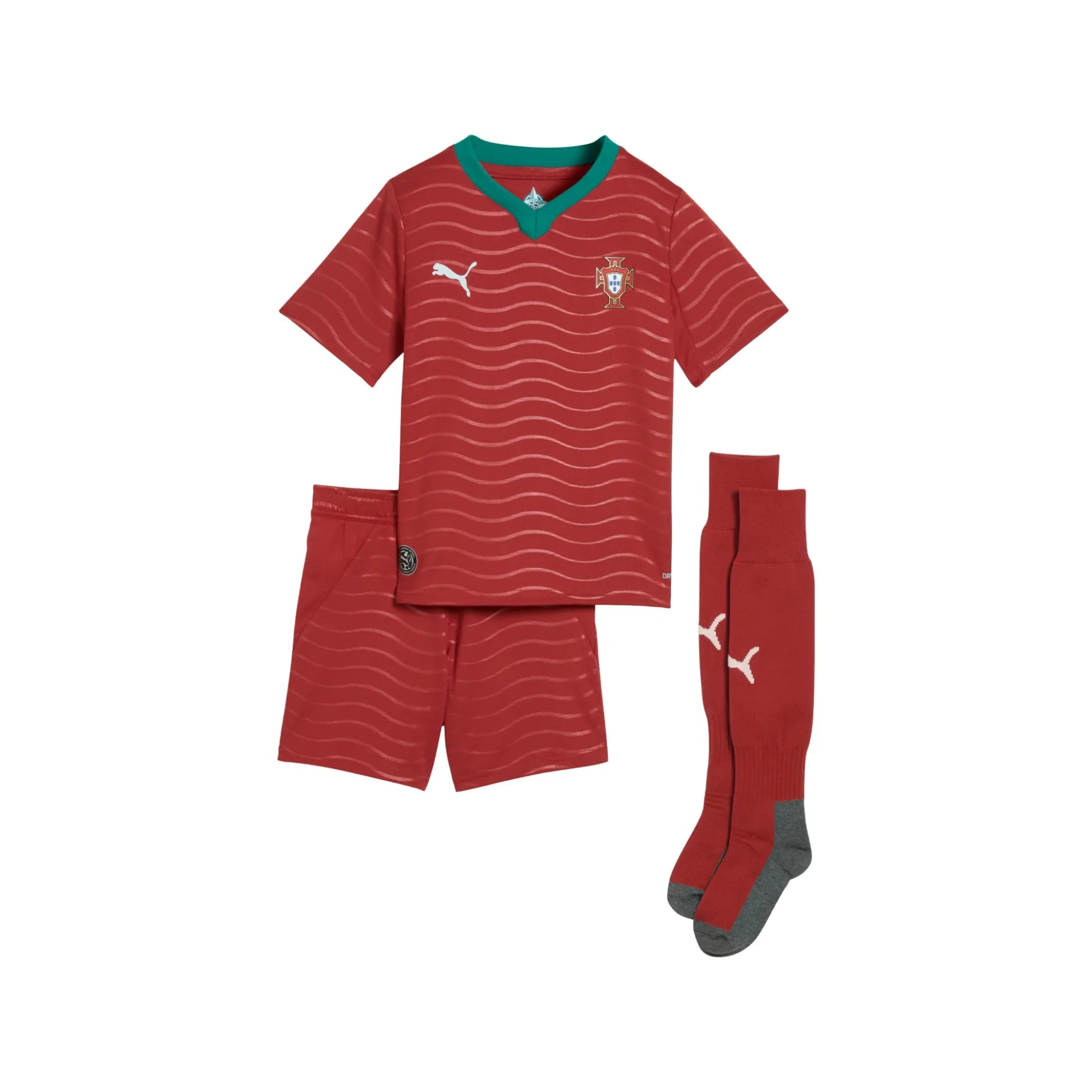 Portugal FPF Home Jersey 2026/27 Toddler Kit