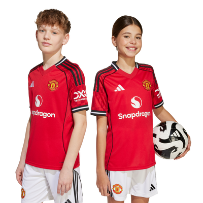 Manchester United 25/26 Home Jersey for Kids