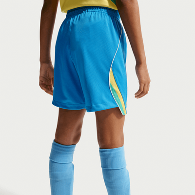 Brazil Home Shorts for Kids 2026