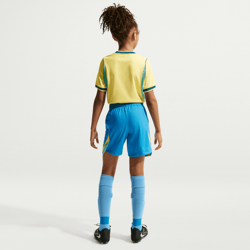 Brazil Home Shorts for Kids 2026