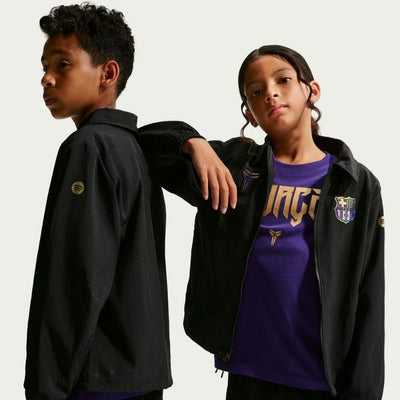 FC Barcelona Away Youth Kobe Soccer Woven Jacket