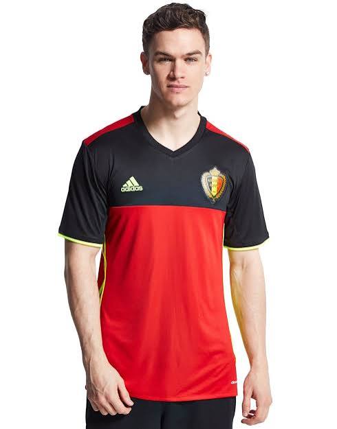 Belgium Home Replica Player Jersey 2016