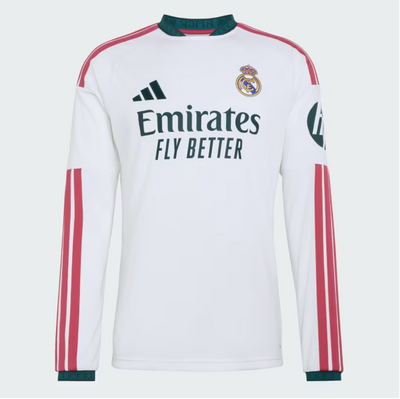 REAL MADRID 26/27 HOME JERSEY LONG SLEEVE JERSEY