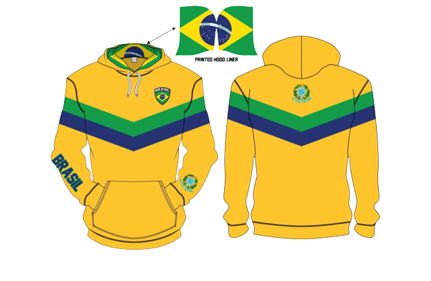 Brazil 2022 World Cup Hoodie