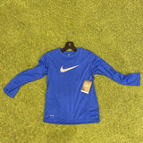 Youth Nike Compression Shirt - Blue