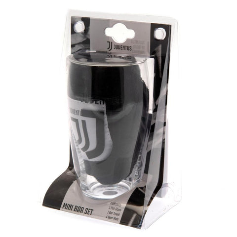 Juventus - Mini Bar Set (Punt Glass,Bar Towel,4 Coaster)